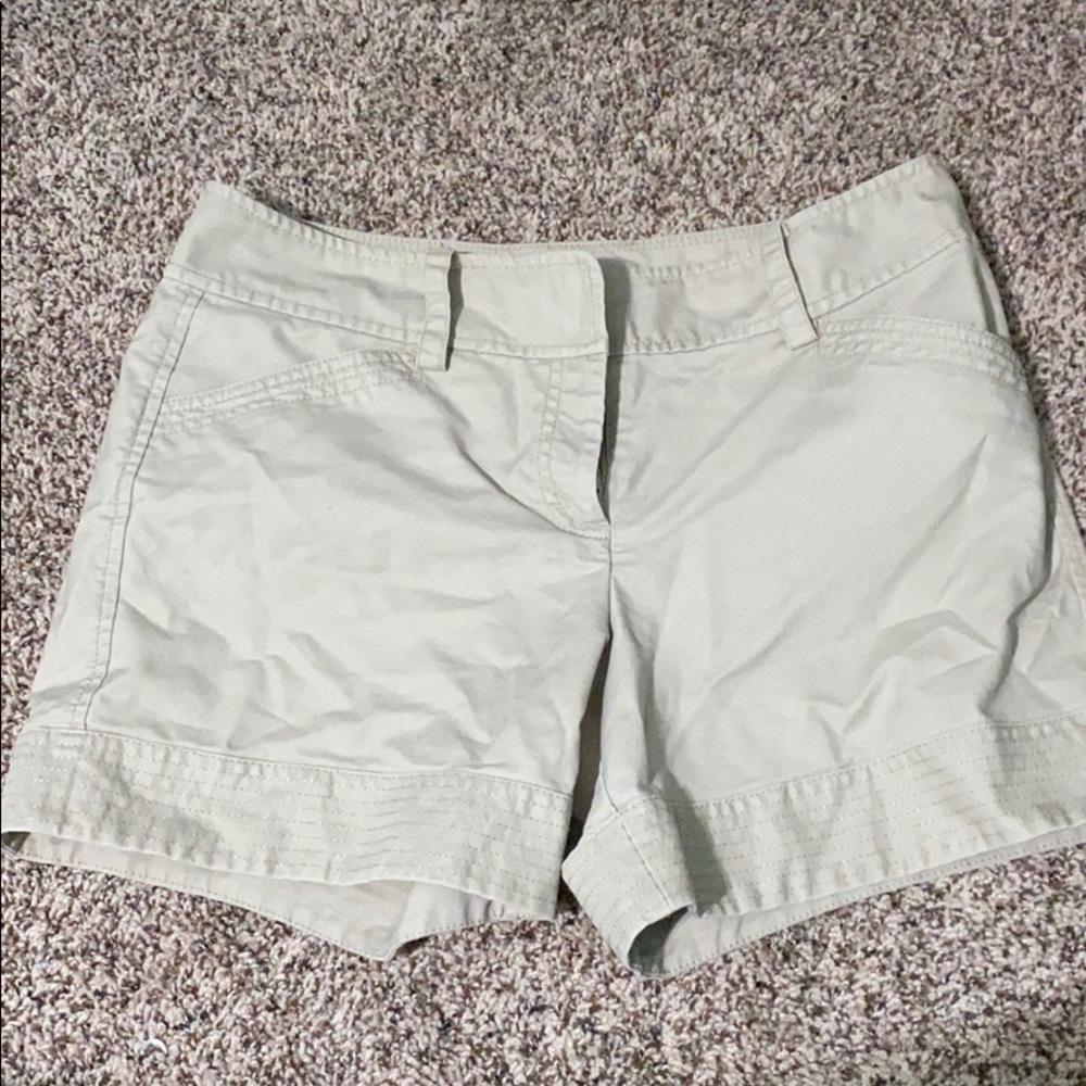 Ann Taylor Khaki Shorts